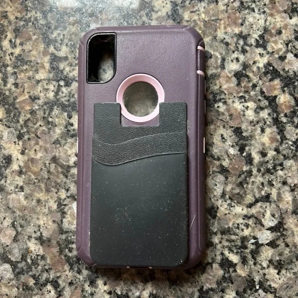 2 Tone Purple Otterbox for iPhone X or Xs